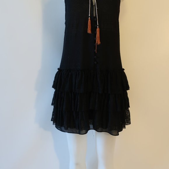 Misa Los Angeles Black Mini Dress - Picture 4 of 10